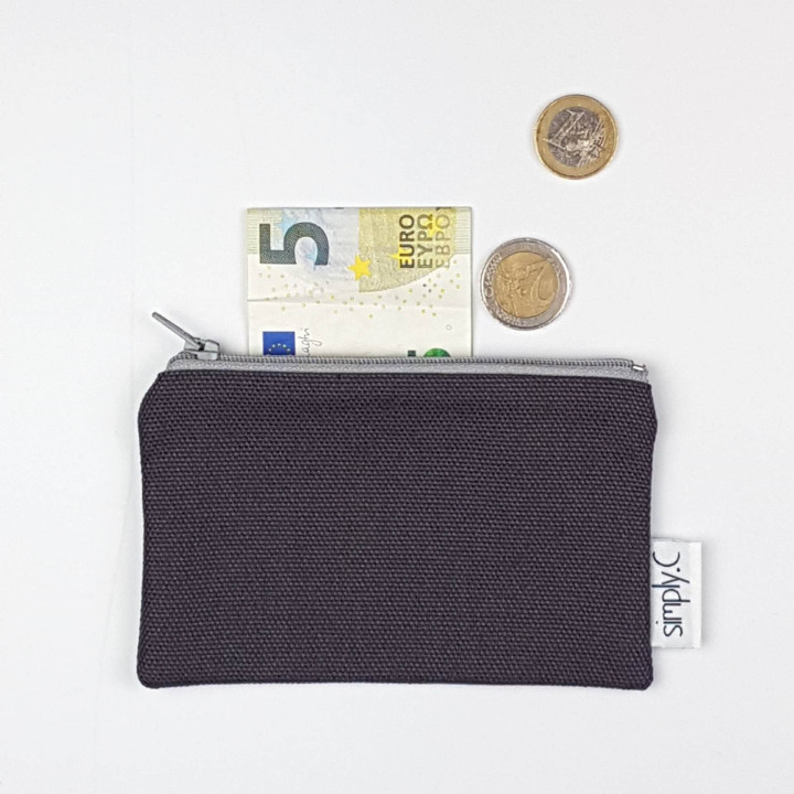 Etui Baumwolle, einfarbig, klein