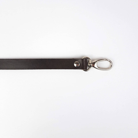 Shoulder strap leather